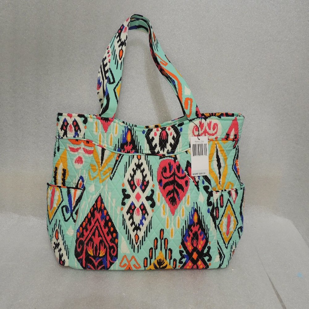 Vera Bradley "Pueblo" Pleaded Tote - NWT